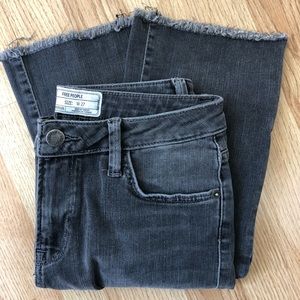 Free People Cropped Jeans